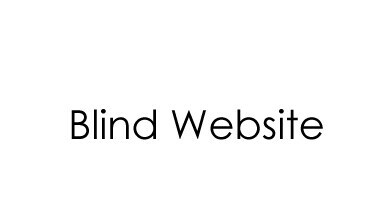 Blind Website Logo